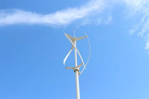 White Windmill Stock Photos