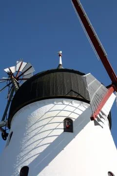 White windmill 스톡 사진