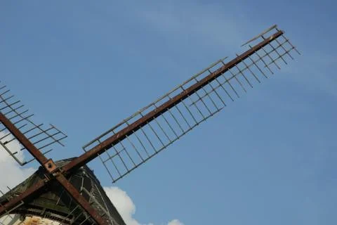 White  windmill Stock Photos