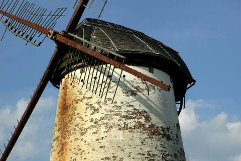 White  windmill Stock Photos