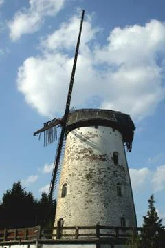 White  windmill Stock Photos