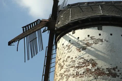 White  windmill Stock Photos