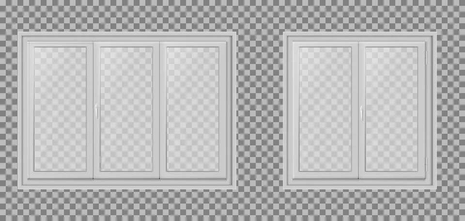 White window frame Stock Illustration