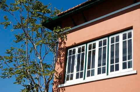 White window Stock Photos