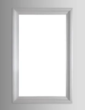 White window on White Stock Photos