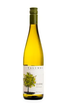 White wine bottle Stock Photos