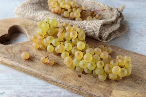 White wine grape Stock Photos