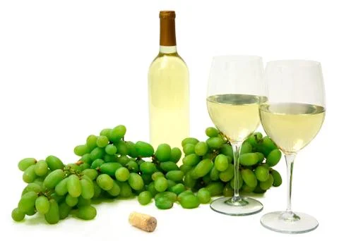 White wine Foto stock