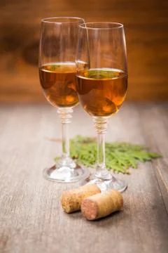 White wine Stock Photos