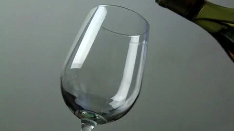 WHITE WINE POUR Stock Footage 883428