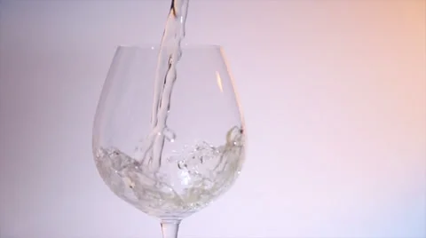 White Wine Pour Stock Footage 30366549