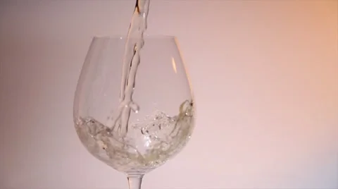 White Wine Pour Stock Footage 30366704