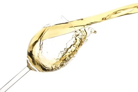 White wine splash Stock Photos