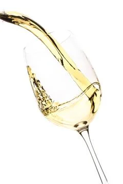 White wine splash Stock Photos