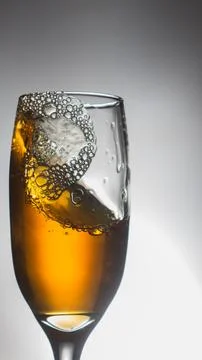 White wine splash Stock Photos
