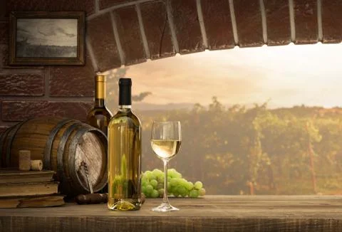 White wine tasting in the cellar Photos