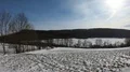 White winter landscape road mountain range valley at sunny dayk 4k or 4k+ Resolution