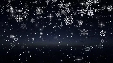 White Winter Snow Overlay Layer Snowflakes Bokeh Holiday Backdrop Animation 4K Stock Footage 340037276
