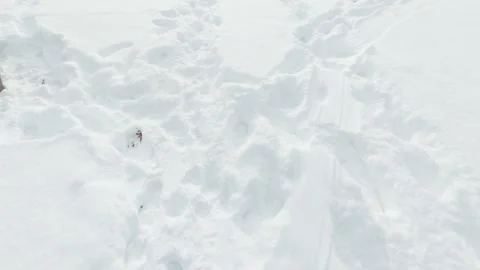 White Winter Surface With Graphic Light and Shadow Lines 스톡 동영상 323769421