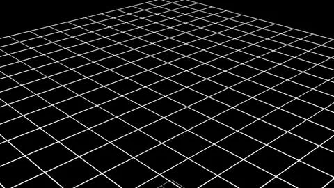 White wireframe grid Stock Illustration