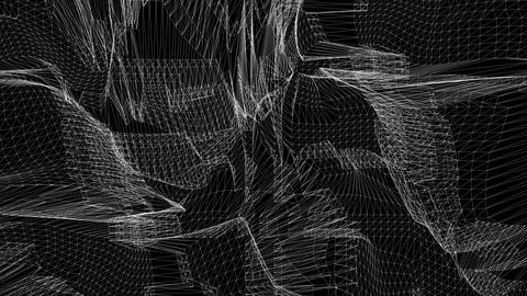White wireframe textures 스톡 일러스트