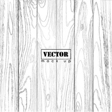 White wood plank texture background, light natural background. For wallpape.. Stock Illustration