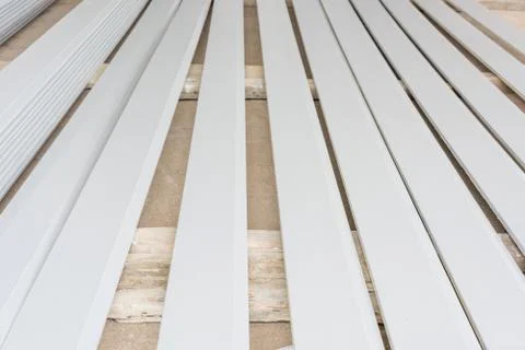 White wooden  for construction Stock Photos