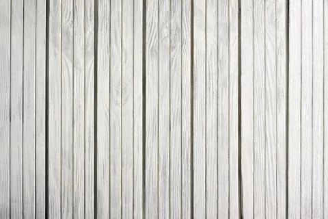 White wooden planks pattern texture. Natural background. Stock Photos