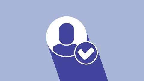 White Worker icon isolated on purple background. Business avatar symbol user Stock Footage 225842483