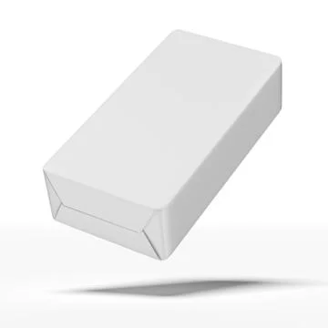 White wrap box package Stock-Illustration