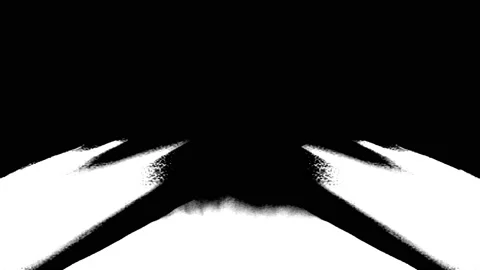 White X mark transition mask Stock Footage 172064319