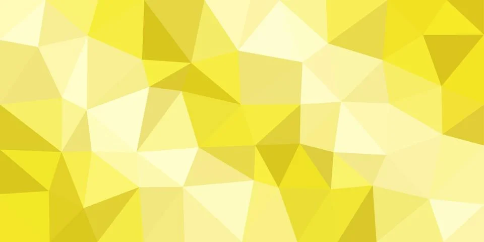 White Yellow Low Poly Vector Background Illustrazione stock