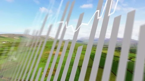 White zigzag streak appearing in sky starting gray bars sweeping left, forming 库存影片 333911268