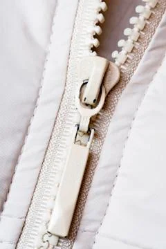 White zipper Stock Photos