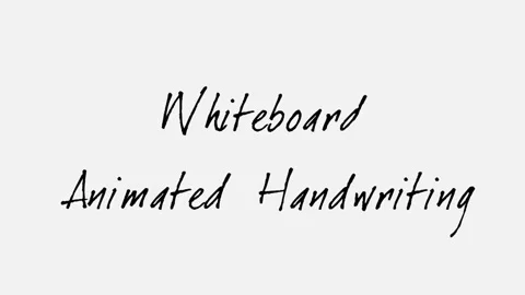 Whiteboard Animated Handwriting Stock After Effects