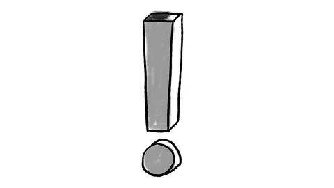 Whiteboard animation exclamation mark, ideal for graphic contributions and Stock Footage 151403477