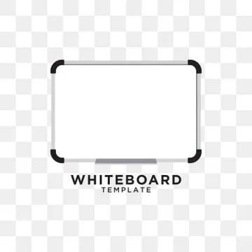 Whiteboard graphic design template Stock Illustration