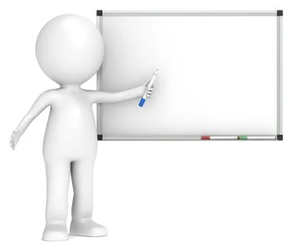 Whiteboard. Stock Illustration