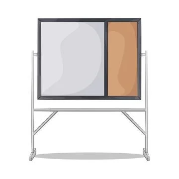 Whiteboard Illustration Stock Illustration