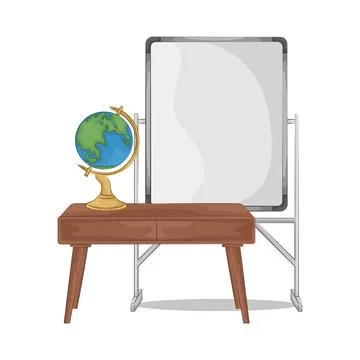 Whiteboard Illustration Stock Illustration