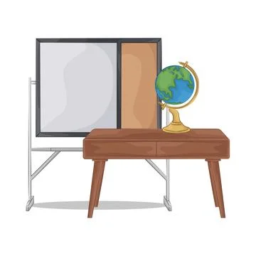 Whiteboard Illustration Stock Illustration