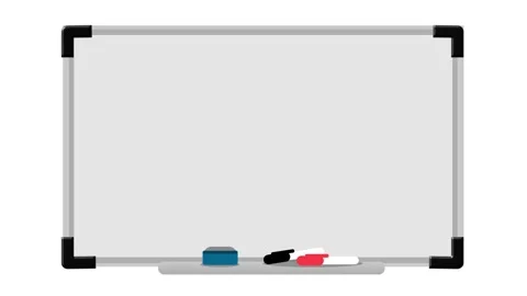 Whiteboard Sliding Animation Concept Stock Footage 336231612