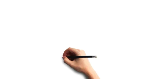 Whiteboard Stop-Motion Style Animation Hand drawing the safe Stock-Footage 89539839