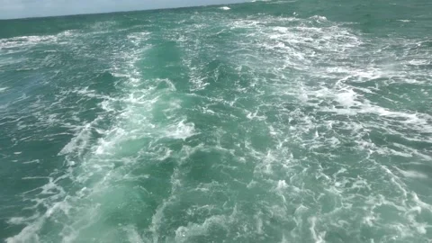 Waves Ocean Whitecaps Stock Footage ~ Royalty Free Stock Videos