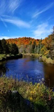Whiteface Ausable River Foto stock