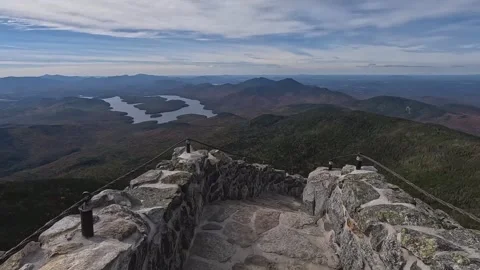 Whiteface  Mountain Summit Trail View 動画素材 287122975