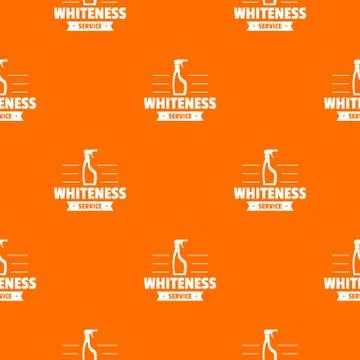 Whiteness service pattern vector orange Stockillustratie