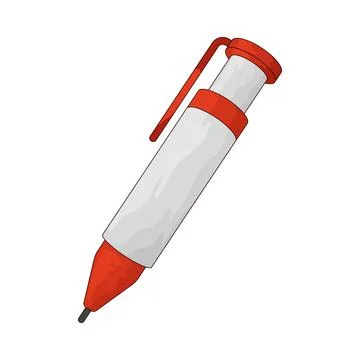 Whiteout pen illustration Stock Illustration