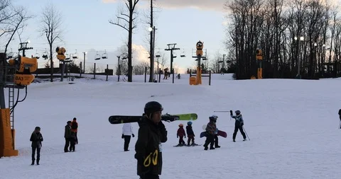 Whitetail Ski Resort Stock Footage 124106875