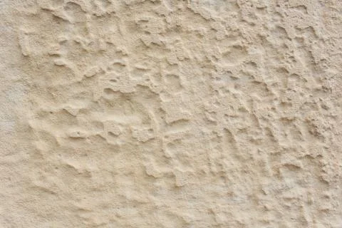 Whitewashed Old Brick Wall Uneven Bumpy Rough Rustic Background Texture Foto stock